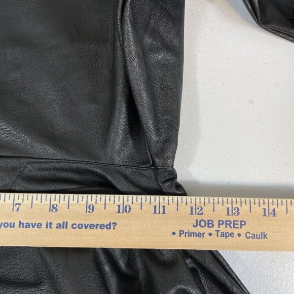 Oriana Lifestyle Jogger Womens Size Small Black‎ Polyamide Black Faux Leather - Picture 7 of 11